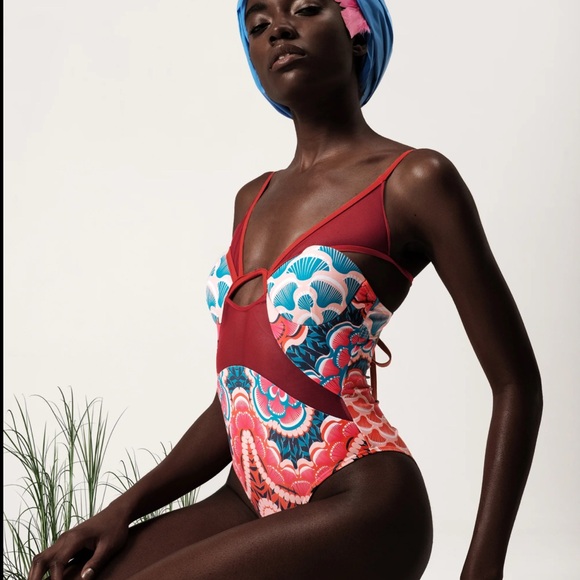 ANDREA IYAMAH Floral Multicolor One-Piece Swimsuit - Picture 8 of 9